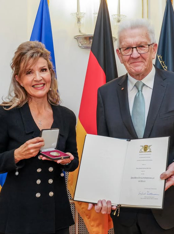 Anne-Sophie Mutter & Winfried Kretschmann Anne-Sophie Mutter & Winfried Kretschmann