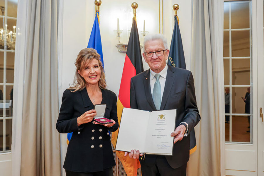 Staufermedaille für Anne-Sophie Mutter Staufermedaille für Anne-Sophie Mutter